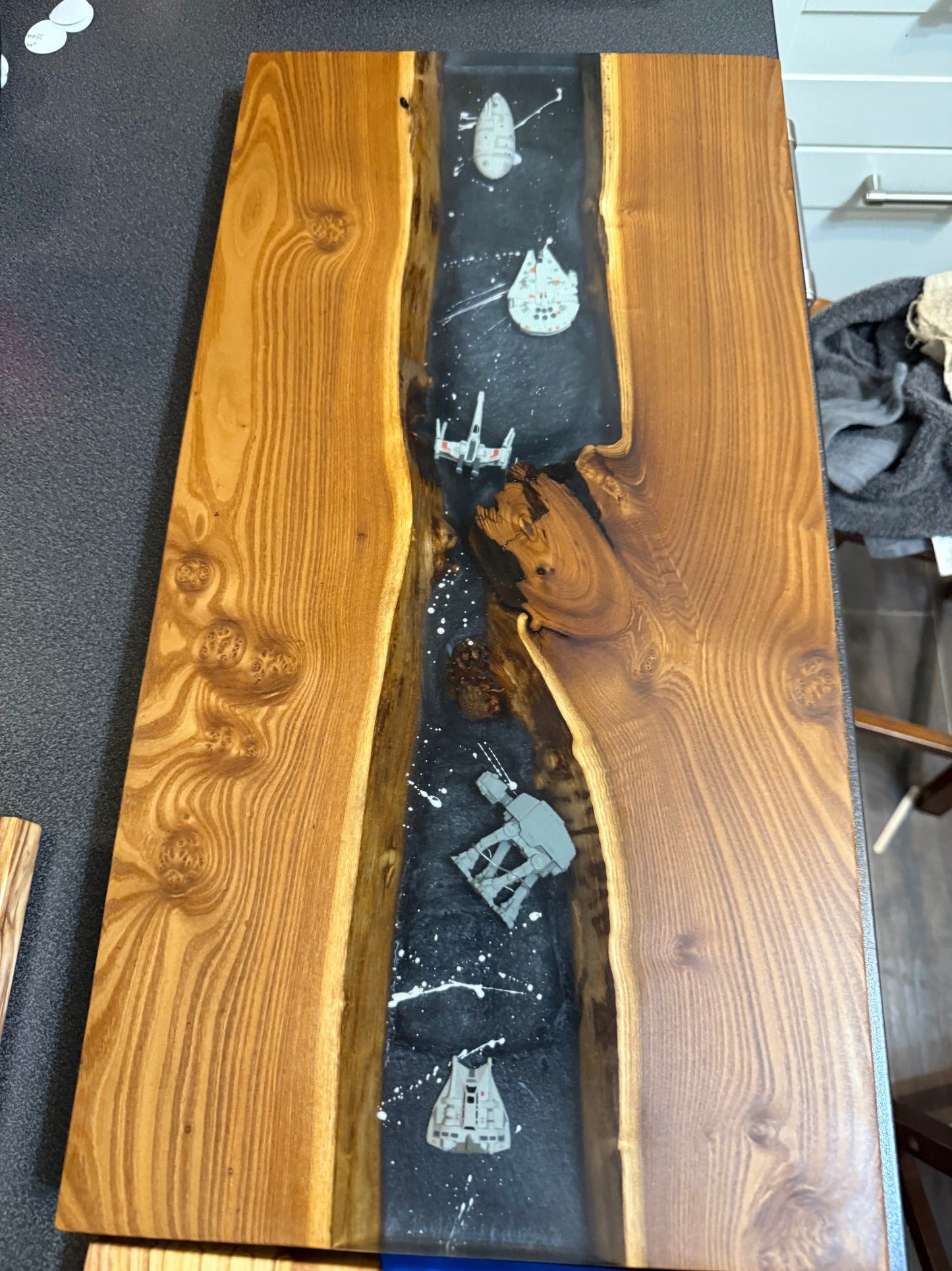 Star Wars resin Charcuterie Board- Russian Olive