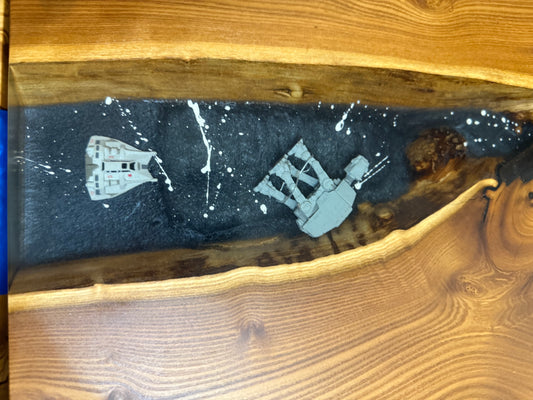 Star Wars resin Charcuterie Board- Russian Olive