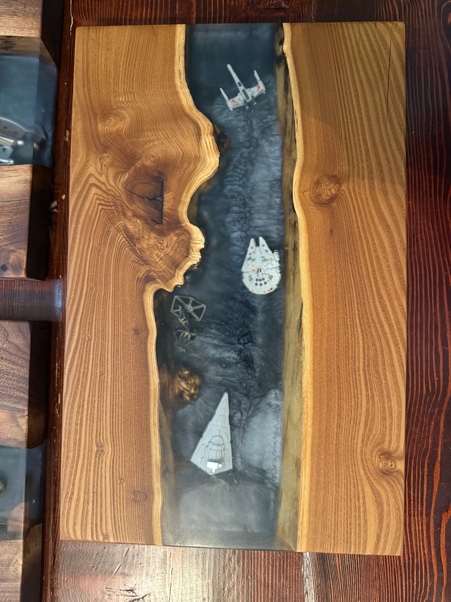 Star Wars resin Charcuterie Board- Russian Olive