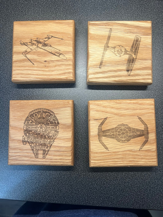 Star Wars Coasters. Ships.