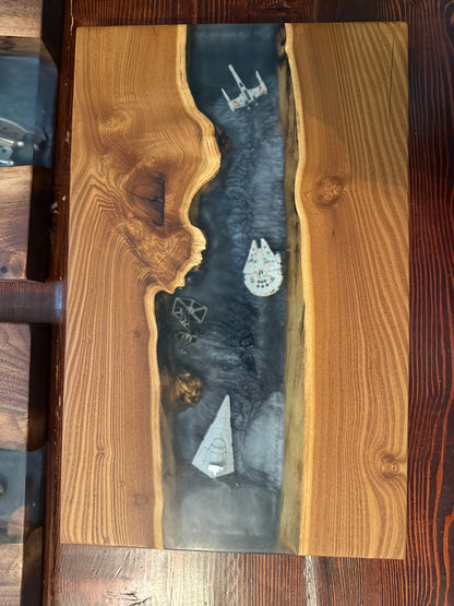 Star Wars resin Charcuterie Board- Russian Olive