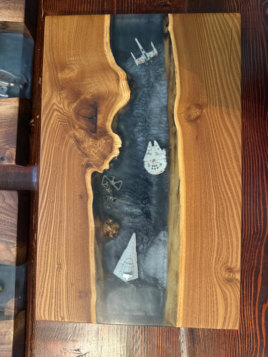 Star Wars resin Charcuterie Board- Russian Olive